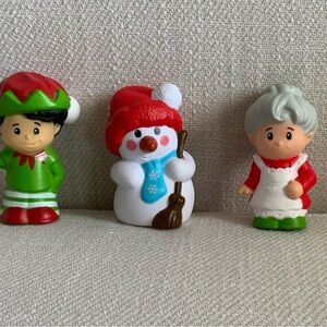 Fisher Price Little People holiday figures.